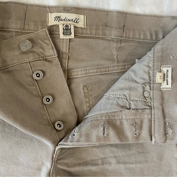 MADEWELL SHORT  SUMMER CASUAL BEACH PARTY JEAN SHORTS SIZE 25 - Picture 8 of 9